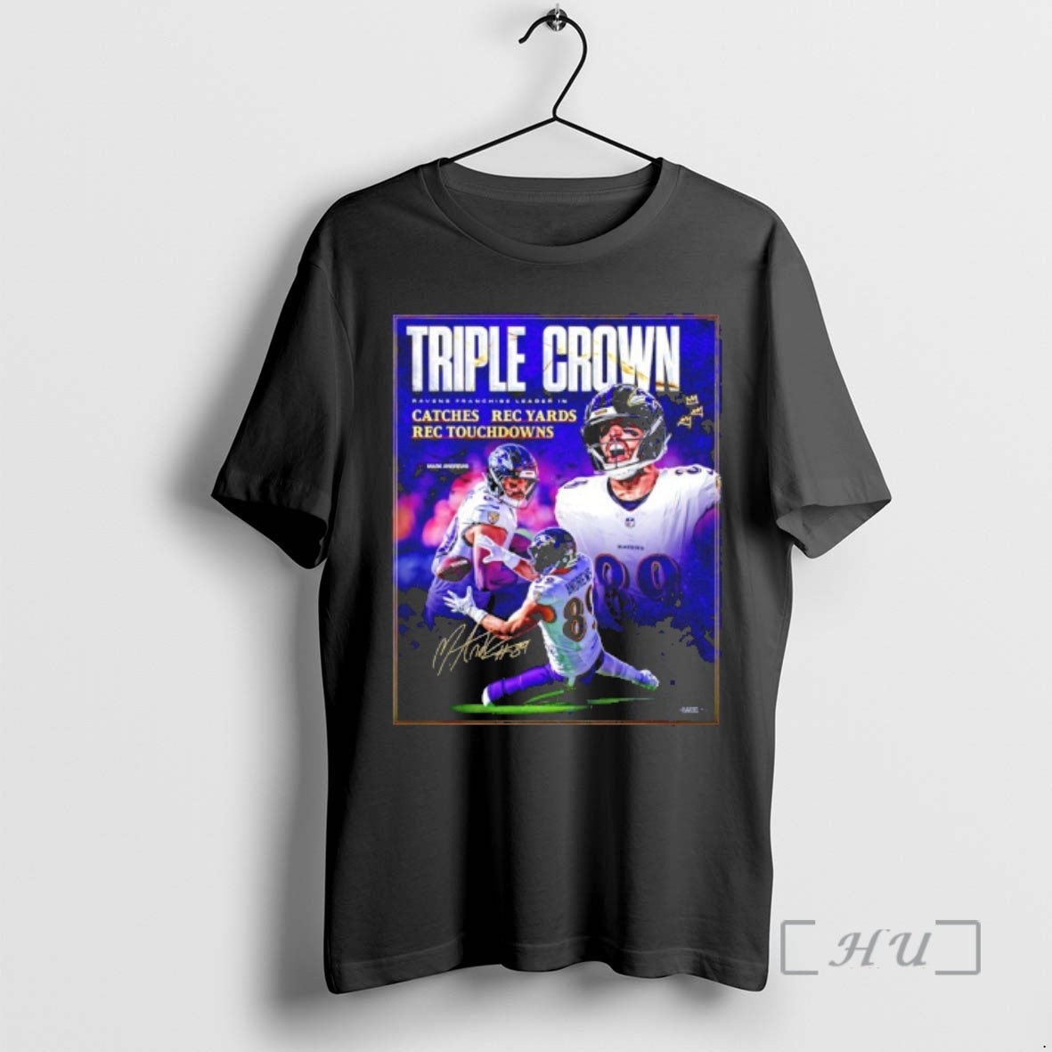 Officials Triple Crown Mark Andrews Baltimore Ravens 2025 Pro Bowl T-Shirts