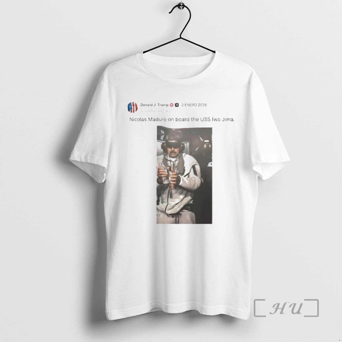 Officials Trump X Nicolas Maduro Board Uss Iwo Jima T-Shirts