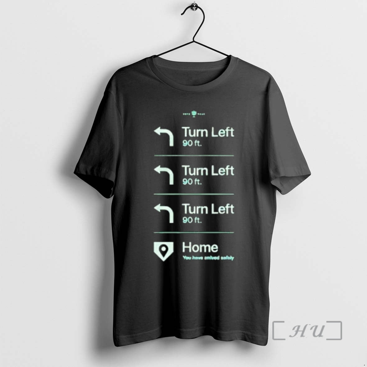 Officials Turn Left Go Home You Have Arrived Safely Rotowear T-Shirts