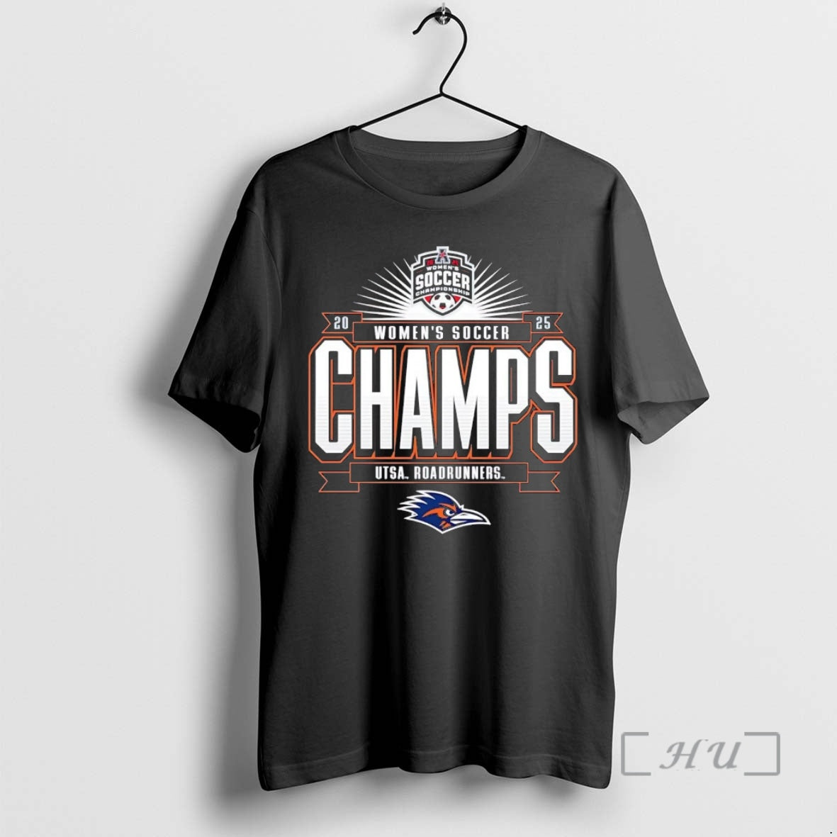 Officials Utsa Roadrunners 2025 Aac Soccer Tournament Champions T-Shirts