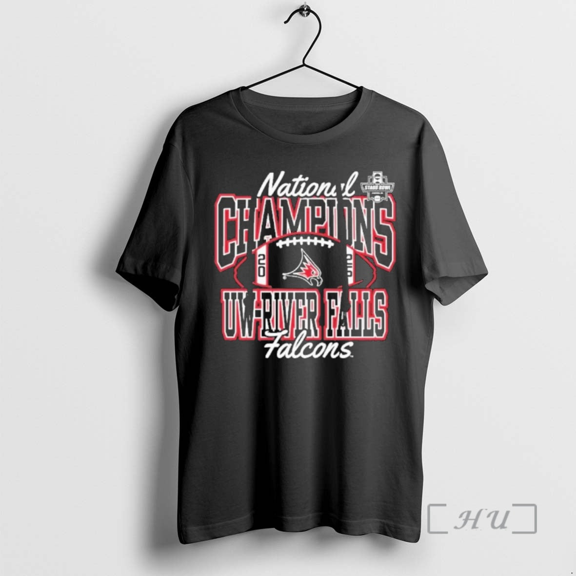 Officials University Wisconsin River Falls Football 2025 Diii National Champions T-Shirts