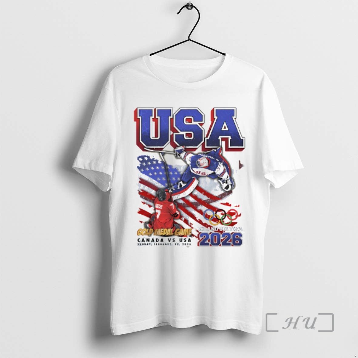 Officials Usa Hockey Gold Medal Dame Milano Cortina 2026 Paint