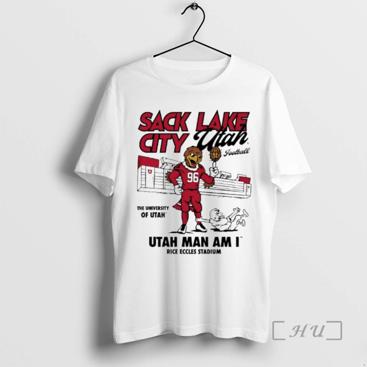 Officials Utah Sack Lake City Football Utah Man Am I Rice Eccles Stadium T-Shirts
