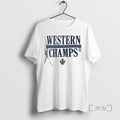 Officials Vancouver Whitecaps Fc 2025 Mls Western Conference Champions Locker Room T-Shirts