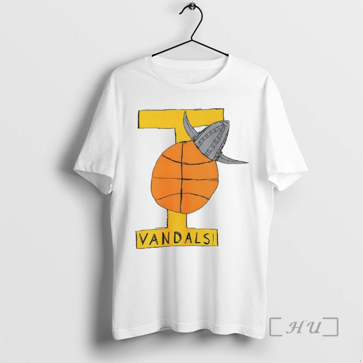 Officials Vandal Idaho Vandals Basketball Logo Parody T-Shirts