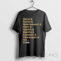 Officials Vegas Golden Knights Player List Names Players T-Shirts