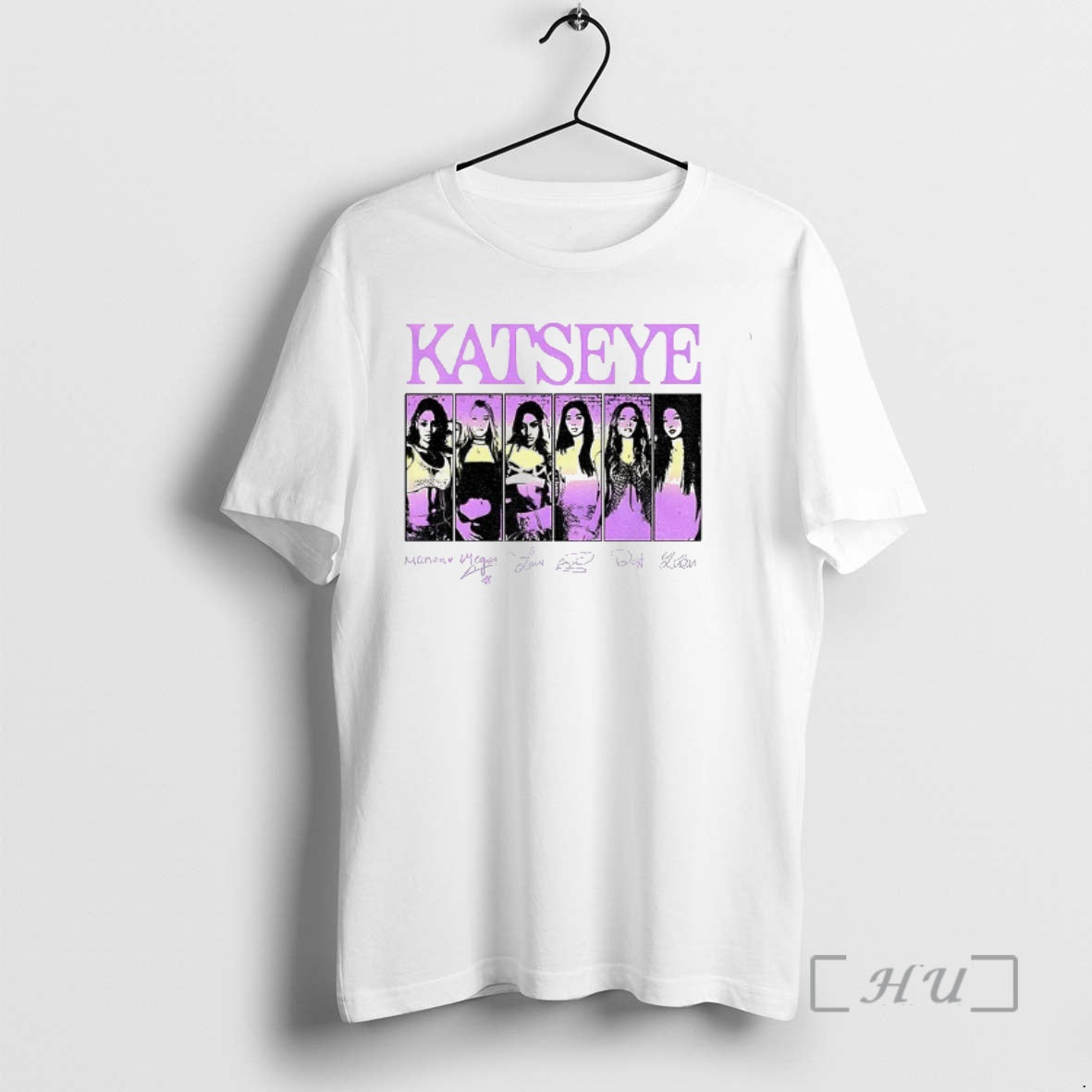 Officials Vintage Katseye Chaos Signature Music T-Shirts
