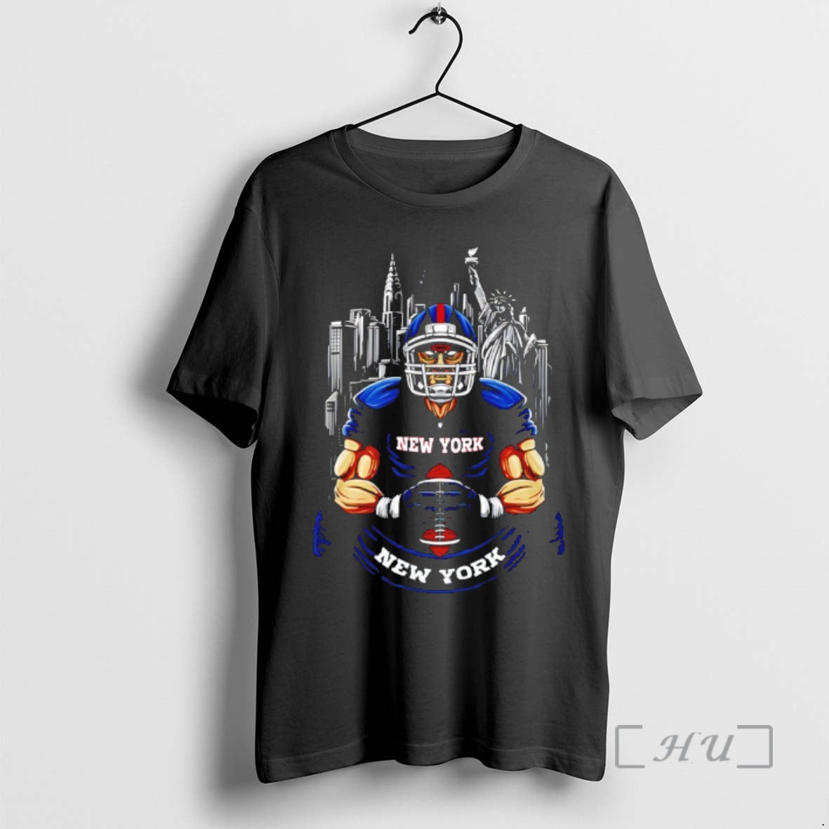 Officials Vintage New York Giants Football Skyline Retro Game Day Fan T-Shirts