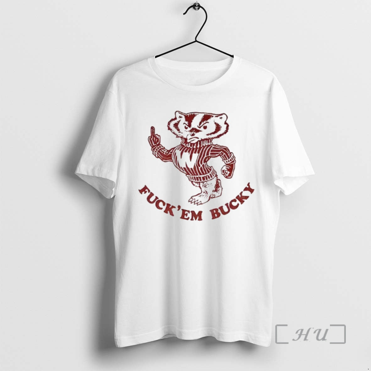 Officials Vintage Wisconsin Badgers Fuck Em Bucky T-Shirts