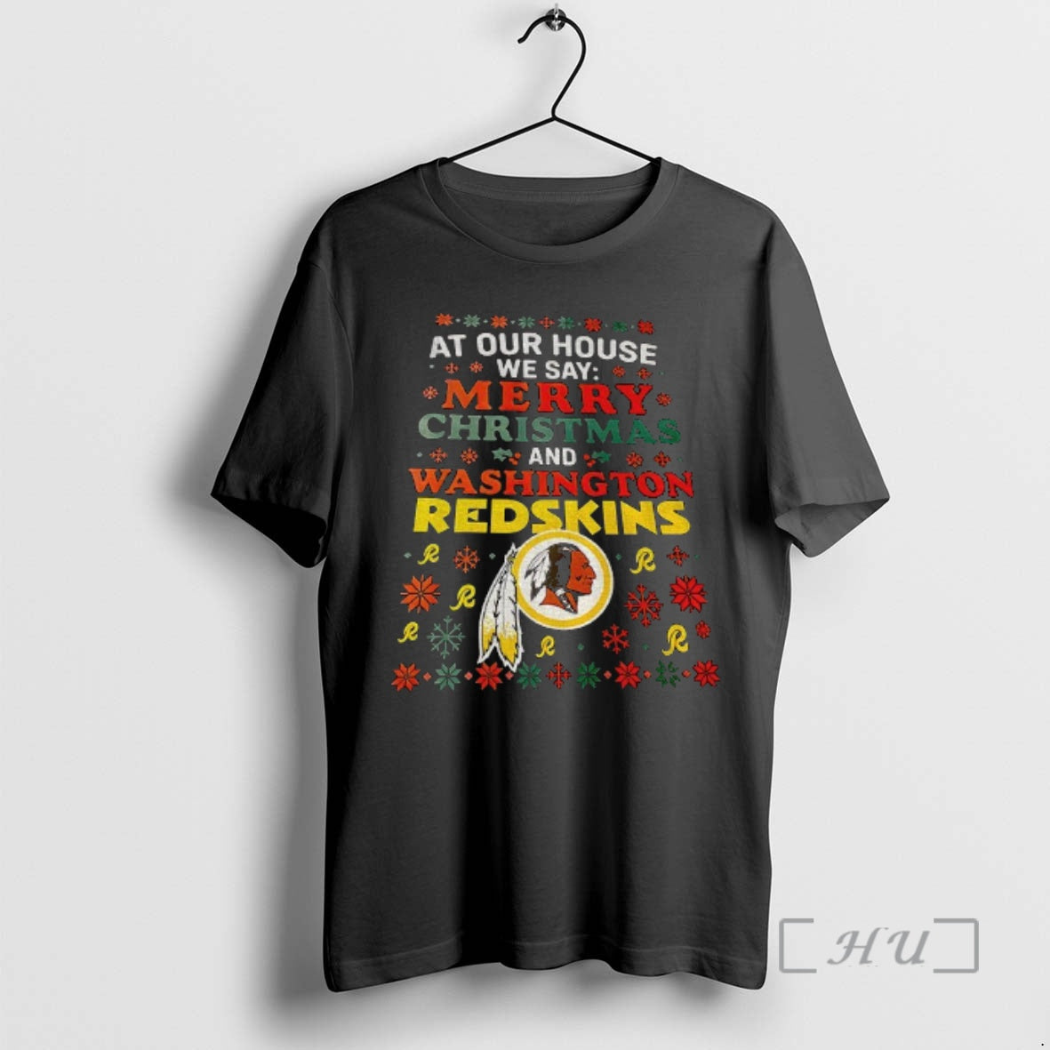 Officials Washington Commanders Our House We Say Merry Washington Redskins T-Shirts