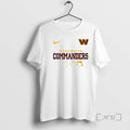 Officials Washington Commanders X Peanuts Abbey Road Cartoon Double Sided T-Shirts