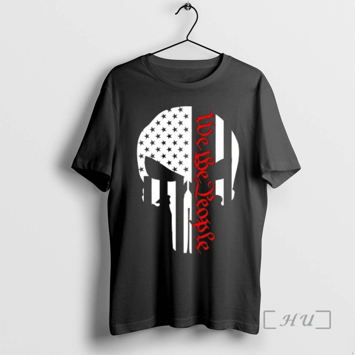 Officials We People Skull Patriotic Freedom T-Shirts