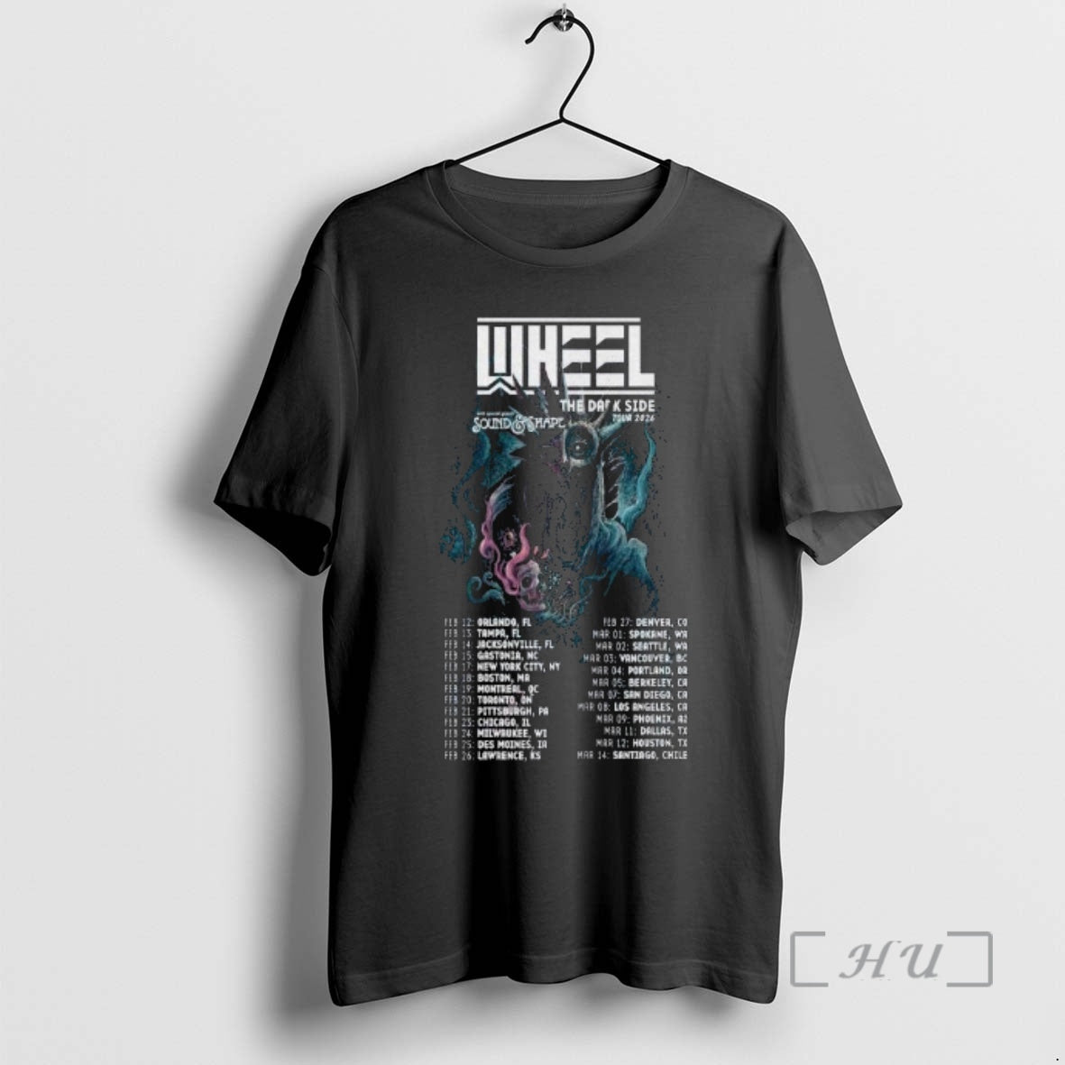 Officials Wheel North America Tour Feb 2026 T-Shirts