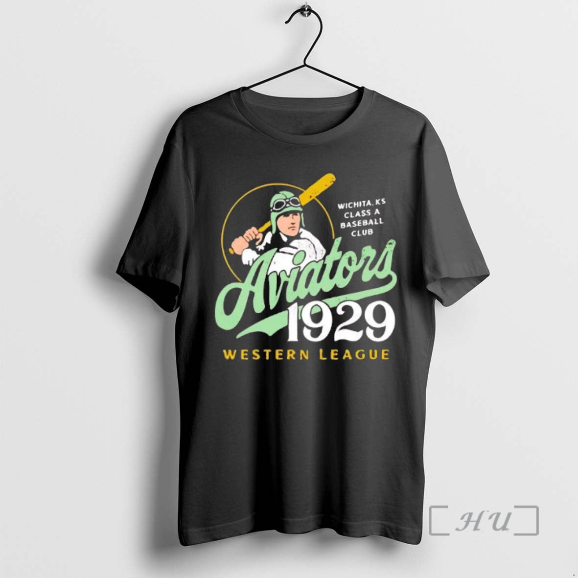 Officials Wichita Aviators Baseball Club 1929 Western League T-Shirts