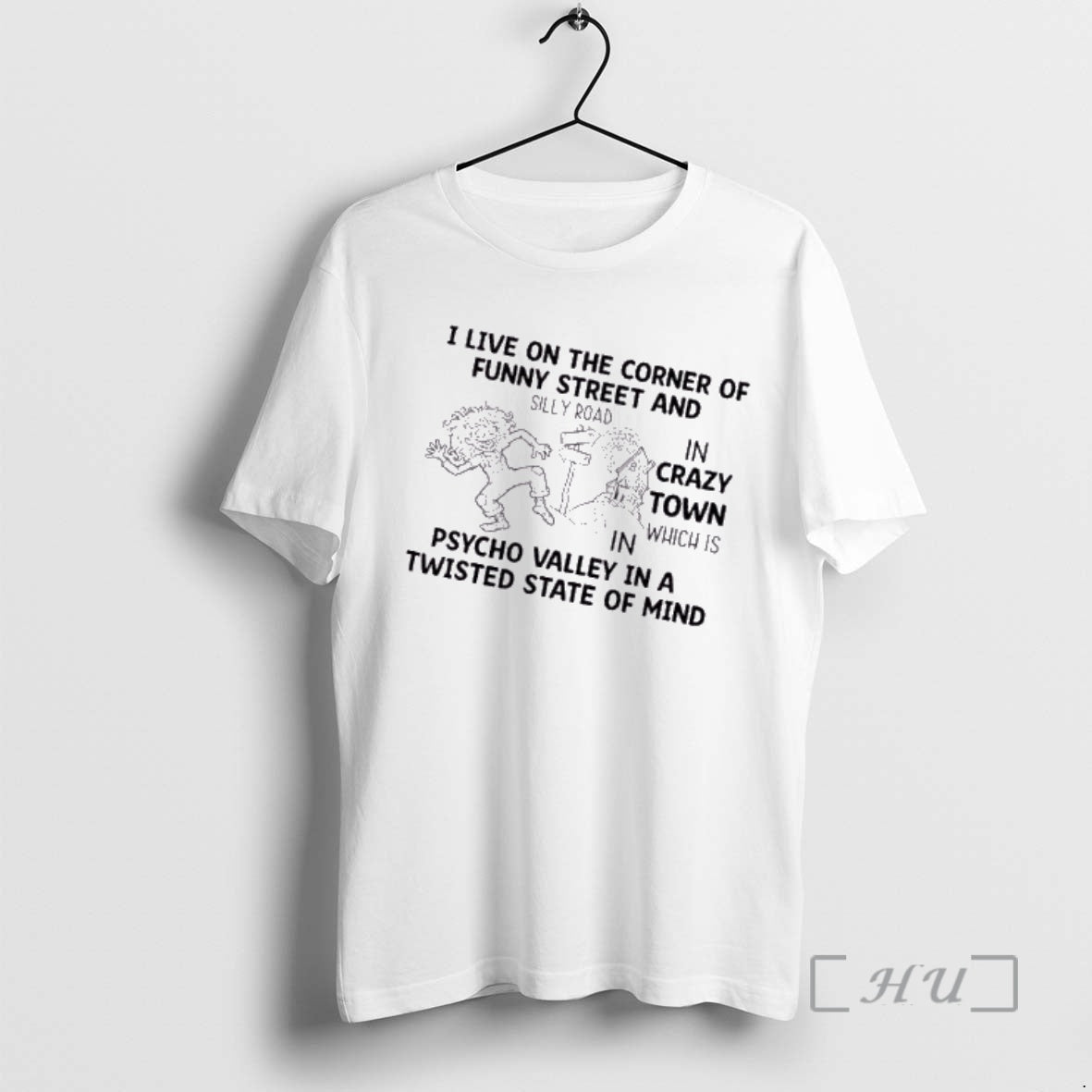 Officials I Live Corner Funny Street Silly Road Crazy T-Shirts