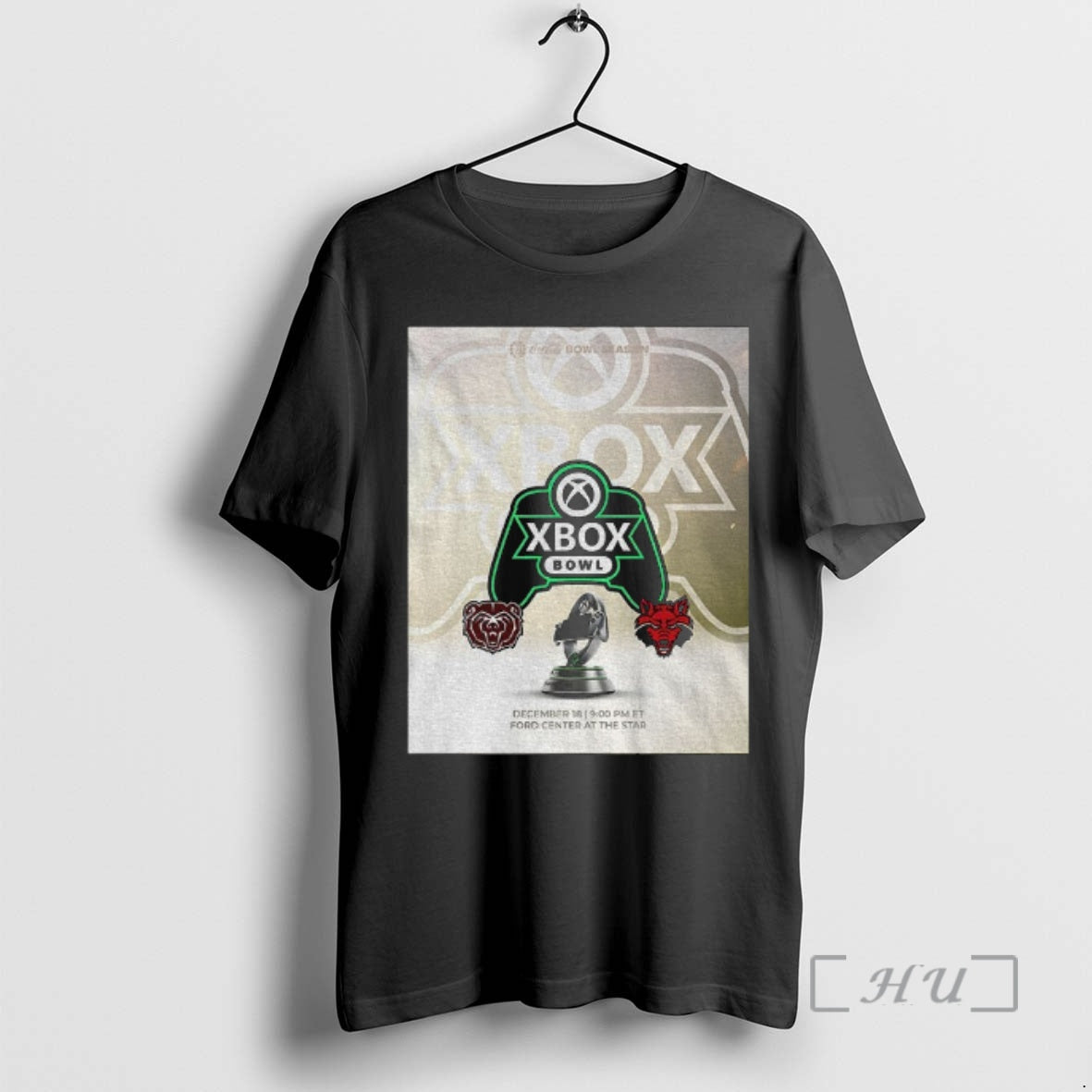 Officials Xbox Bowl Missouri State Bears Arkansas State Red Wolves Football 2025 T-Shirts