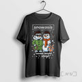 Officials Xmas 2025 Snowasis Some Might Sleigh T-Shirts