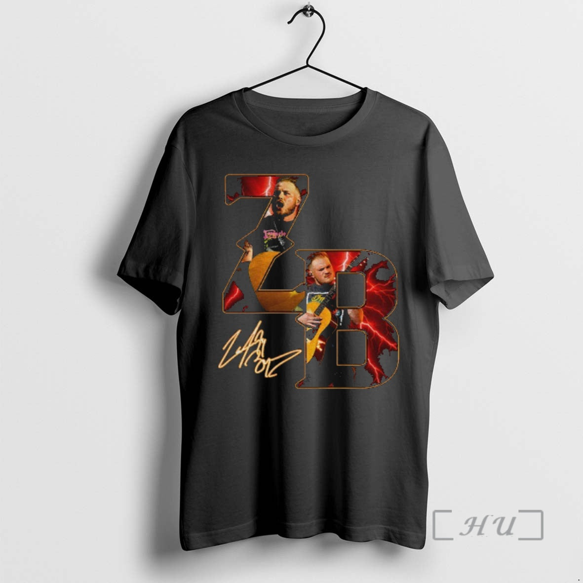 Officials Zach Bryan 2026 Tour Zb Singer Signature T-Shirts