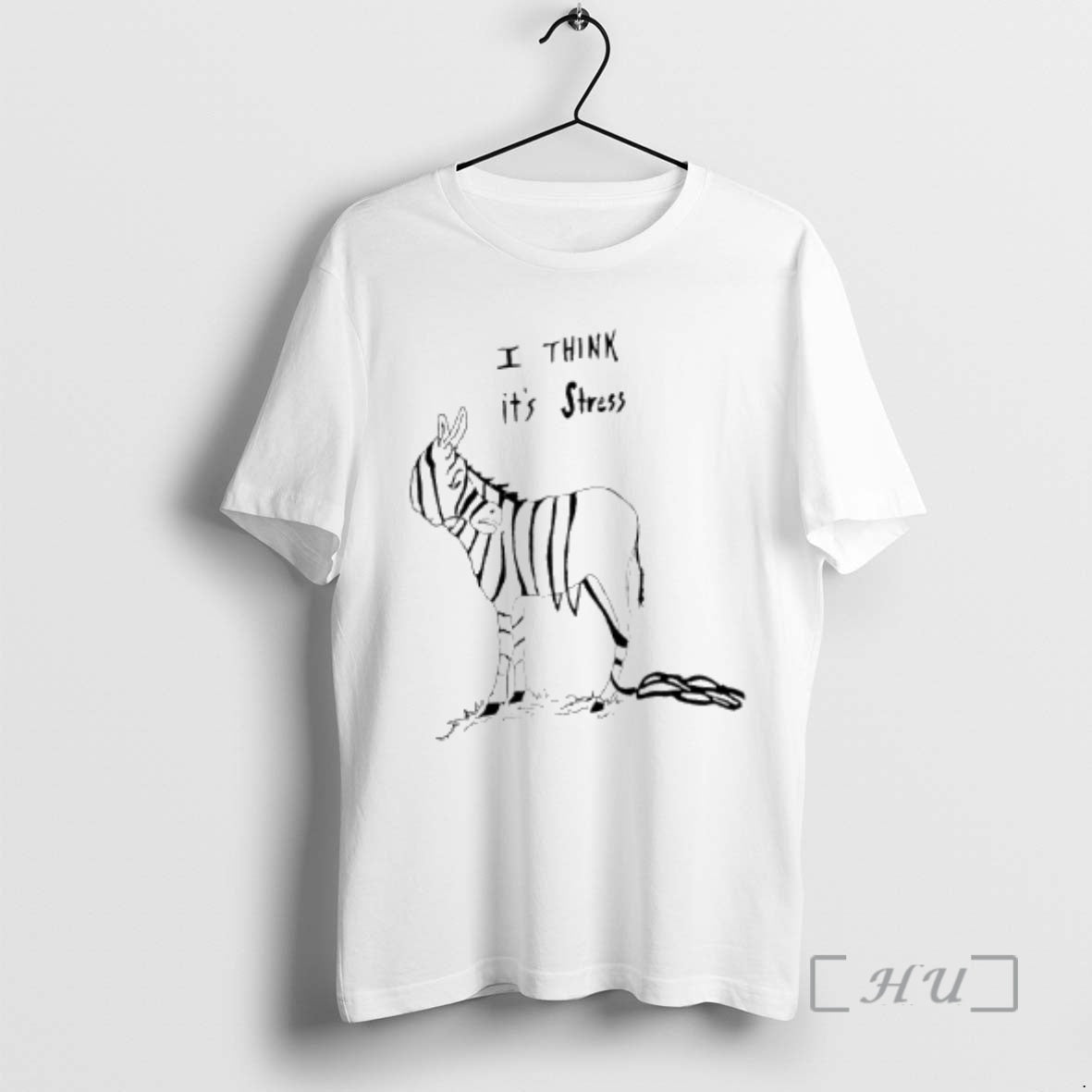 Officials Zebra Stripes I Think Stress T-Shirts