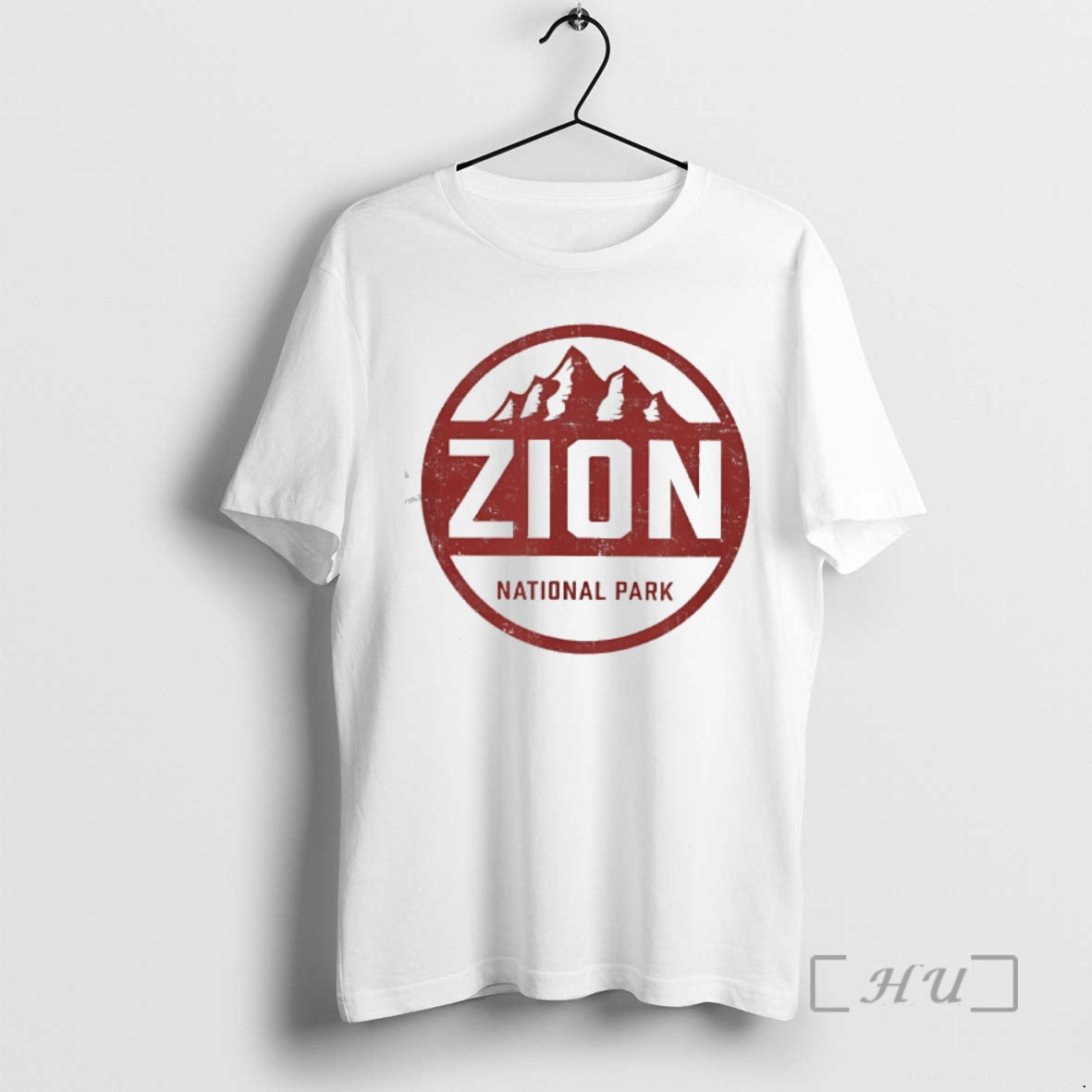 Officials Zion National Park Utah Mountain Logo T-Shirts