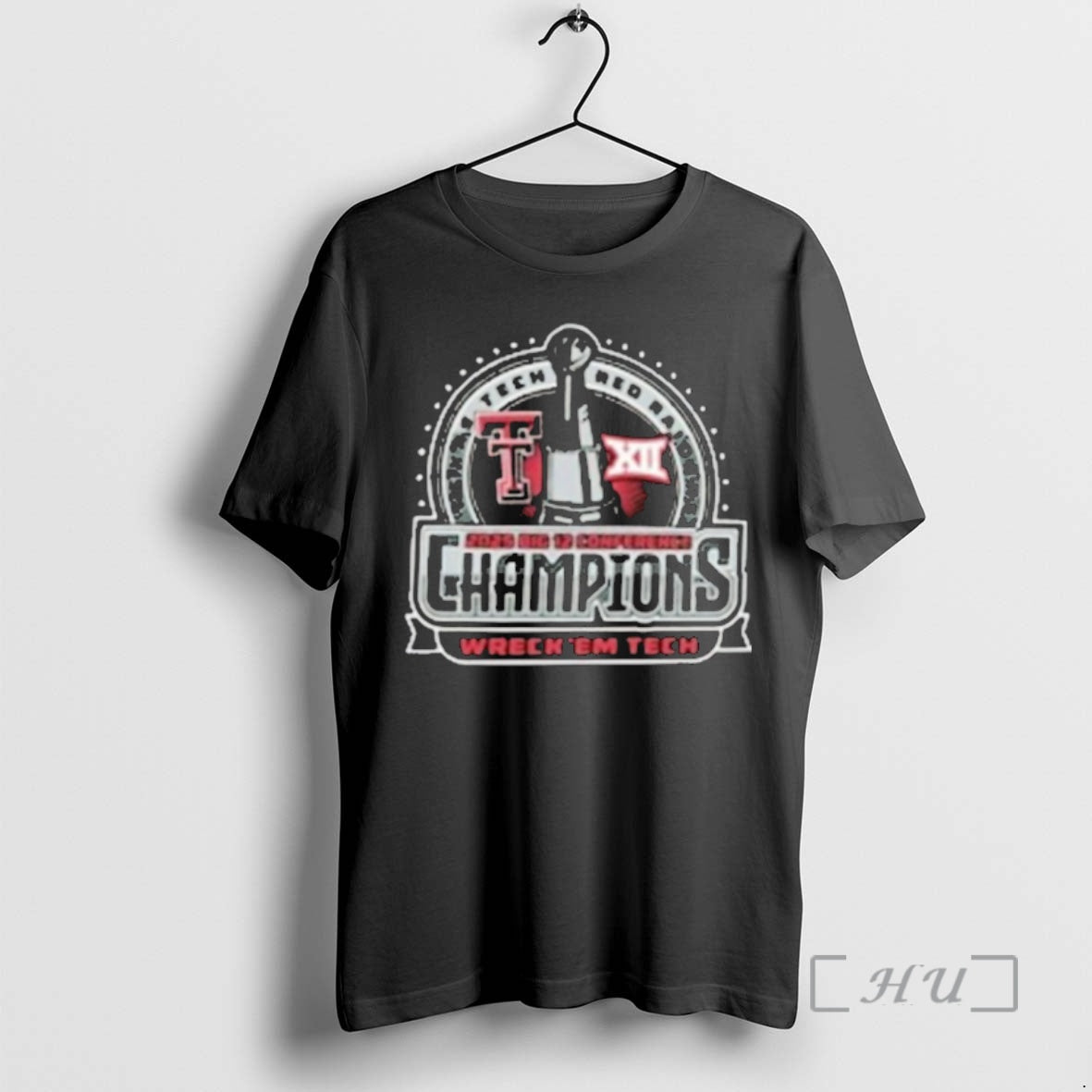 Officials Texas Tech Big 12 Championship Wreck Em Tech T-Shirts