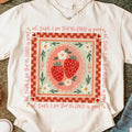 Oh Taste See That Lord Is Good Strawberry Bible Verse Christian Summer 100% Cotton T-Shirts