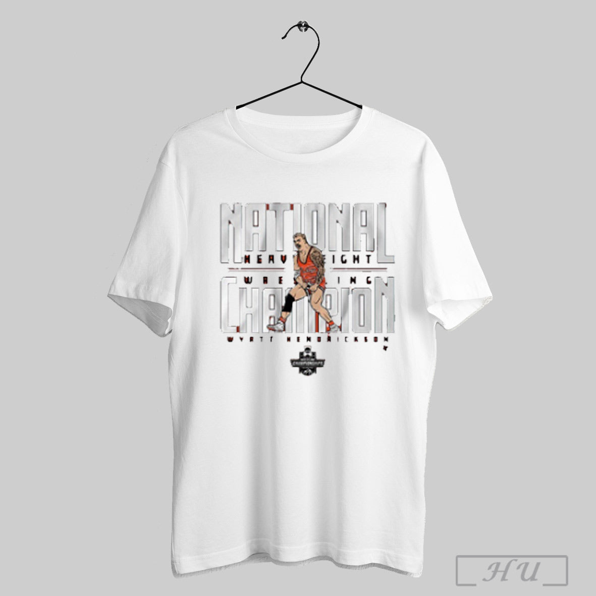 Oklahoma State Wrestling Wyatt Hendrickson Heavyweight Champion T Shirt Png