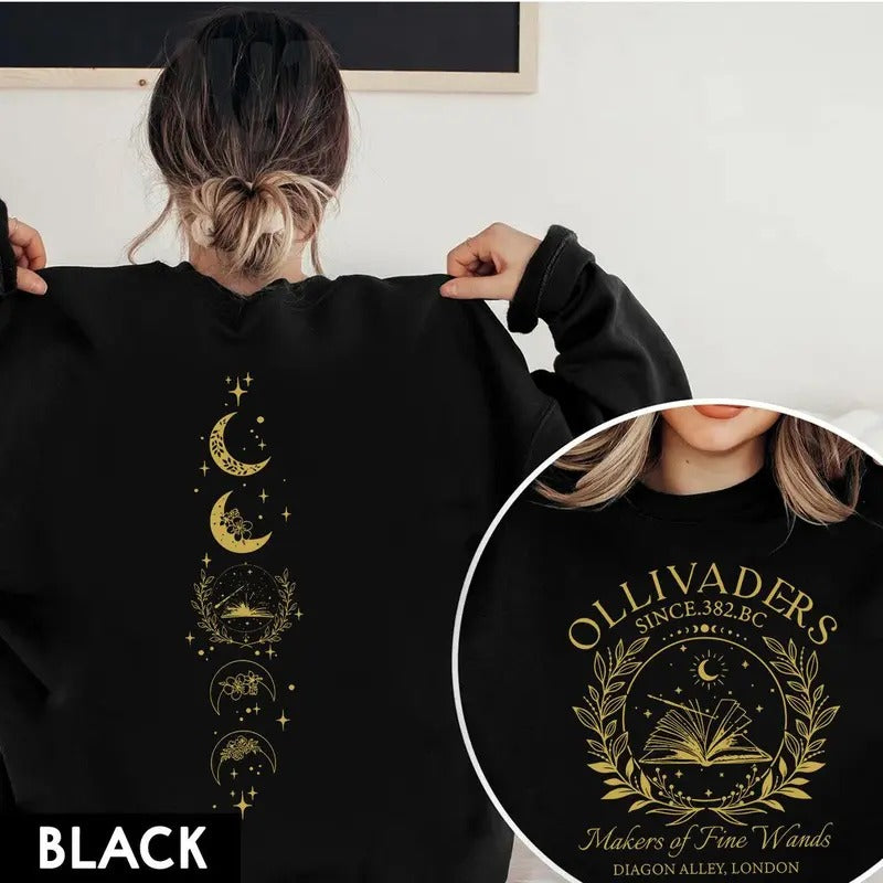 OlIivanders Wand Shop Wizard Book Shop Wizard HP Fan Potterhead Book Nerd Shirt Universal Trip T-Shirts