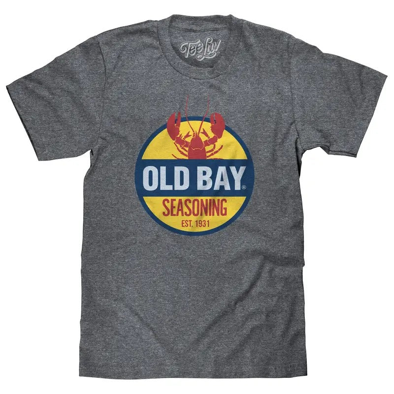 Old Bay Seasoning Lobster Logo Gray T-Shirts
