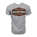 Old Guys Rules Built Last Crew Neck Plaid Cotton T-Shirts