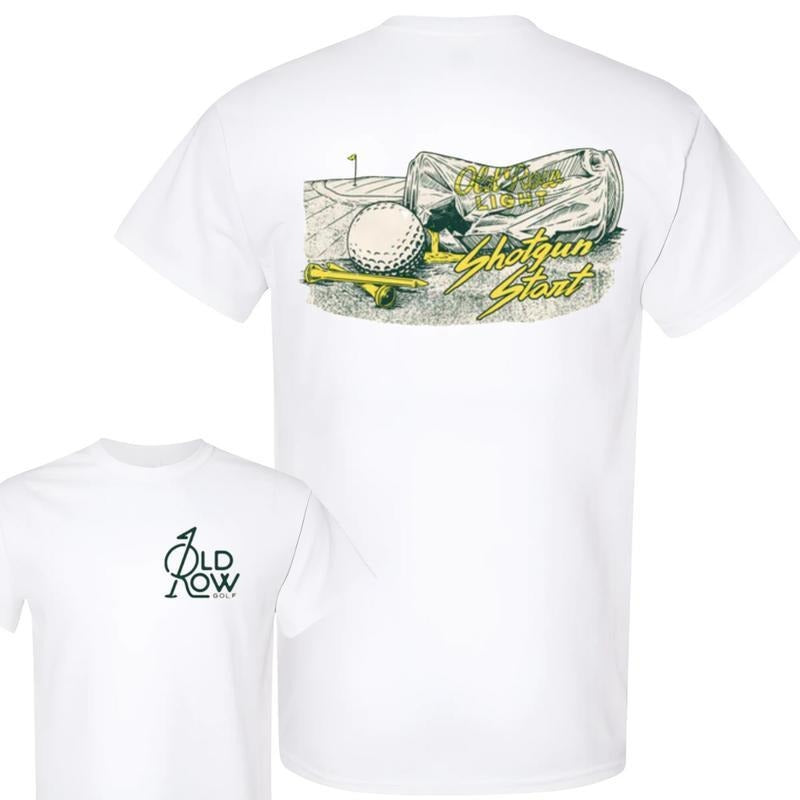 Old Row Golf Shotgun Start 2 Sides T-Shirts