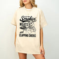 Old Row Smokin' Meats Clapping Cheeks Shirt Summer Cookout Funny BBQ Enthusiasts Shirt Kitchen Chef Funny Cook Shirt T-Shirts