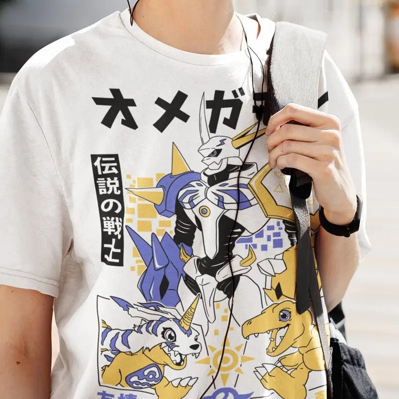 Omnimon Digimon Adventure Guilmon Digimon Adventure Anime Shirt All Size Personalized Mom T-Shirts