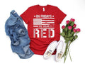 Friday We Red Shirt We Red Remember Everyone Deployed American Flag Us Veteran RED Friday Shirt T-Shirts