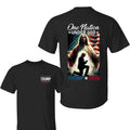 One Nation Under God Trum 2024 God American Flag Shirt Trum 2024 Shirt Pray Trum Shirts Make America Great Again All Size T-Shirts