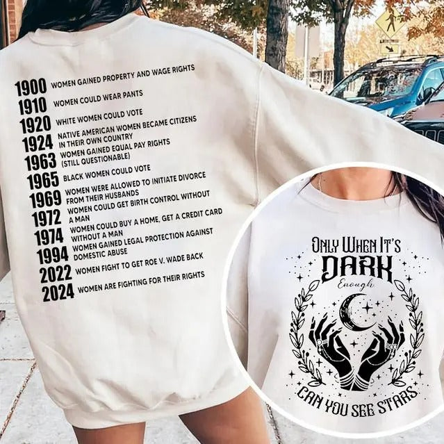 Only When 'S Dark Enough Can You See Stars Rights Shirt Fight T Shirt T-Shirts