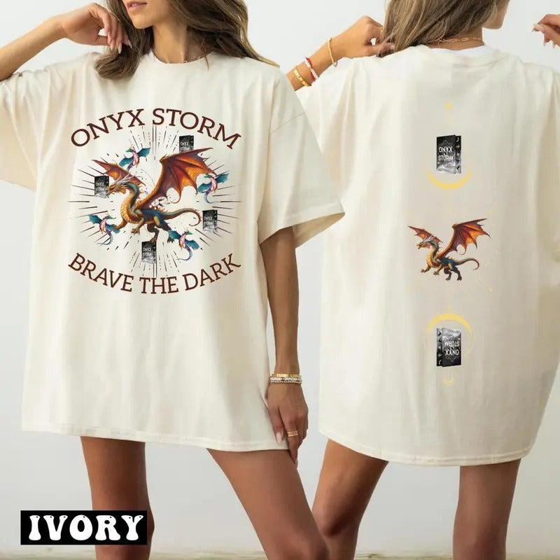 Onyx Storm Ridoc Quest Squad Shirt Fourth Wing Fourth Wing Basgiath War College Bookworm Arn179 Bookish T-Shirts
