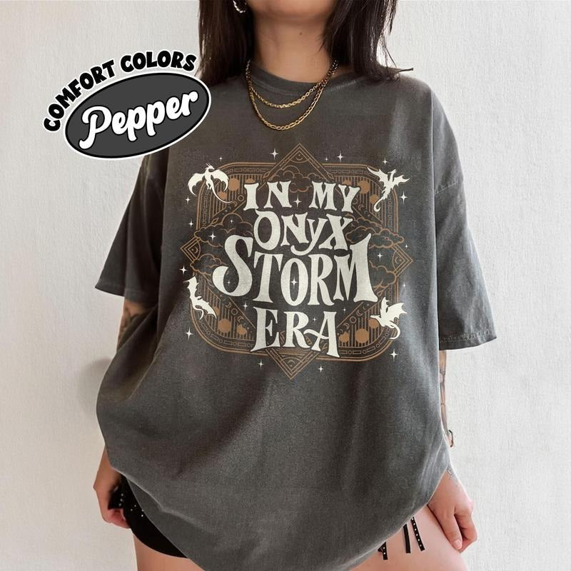 Onyx Storm Shirt Fourth Wing Basgiath War College Dragon Lover Shirt Fourth Wing Xaden Riorson Fan T-Shirts