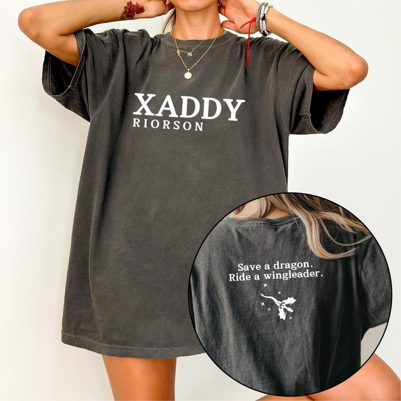 Onyx Xaddy Xaddy Shirt Riorson Xaden Onyx Fourth Shirt Dark Academia Storm Wing Fourth War Collage T-Shirts