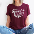 Optometry Heart Shirt Optician Optometry Ophthalmic Tech Eye Doctor Fabric Knit Casual Cotton Fit Top T-Shirts