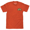 Orange Crush Soda Front Back Print Orange Heather T-Shirts