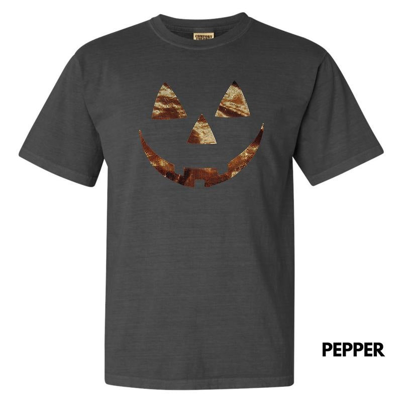 Orange SPANGLED Jack O' Lantern Comfort Colors T-Shirts