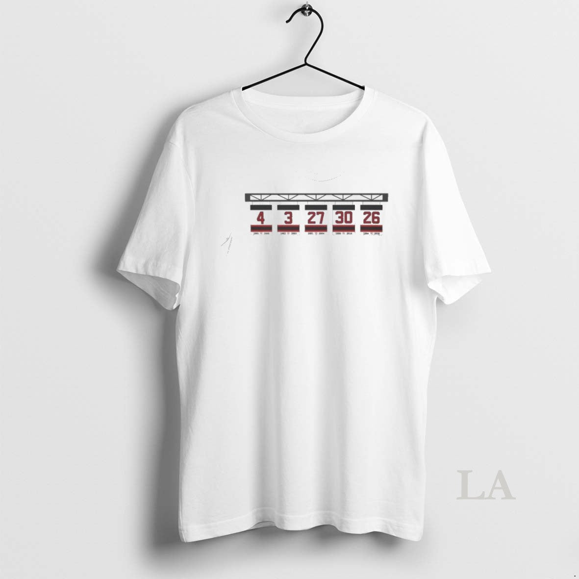 Original 4 3 27 30 26 New Devils Brick City Hockey T-Shirts