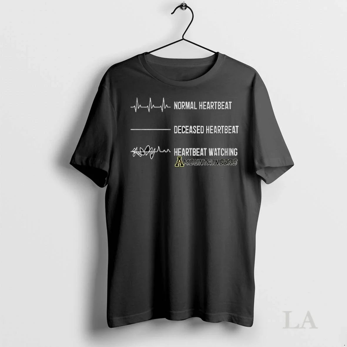 Original Appalachian State Mountaineers Normal Heartbeat Deceased Heartbeat Heartbeat Watching