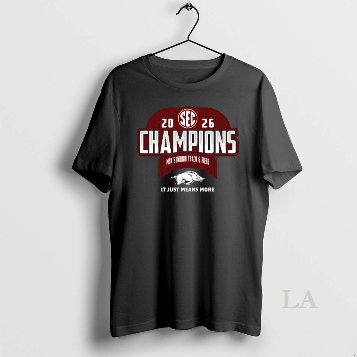 Original Arkansas Razorbacks 2026 Sec Mens Indoor Track And Field Champions