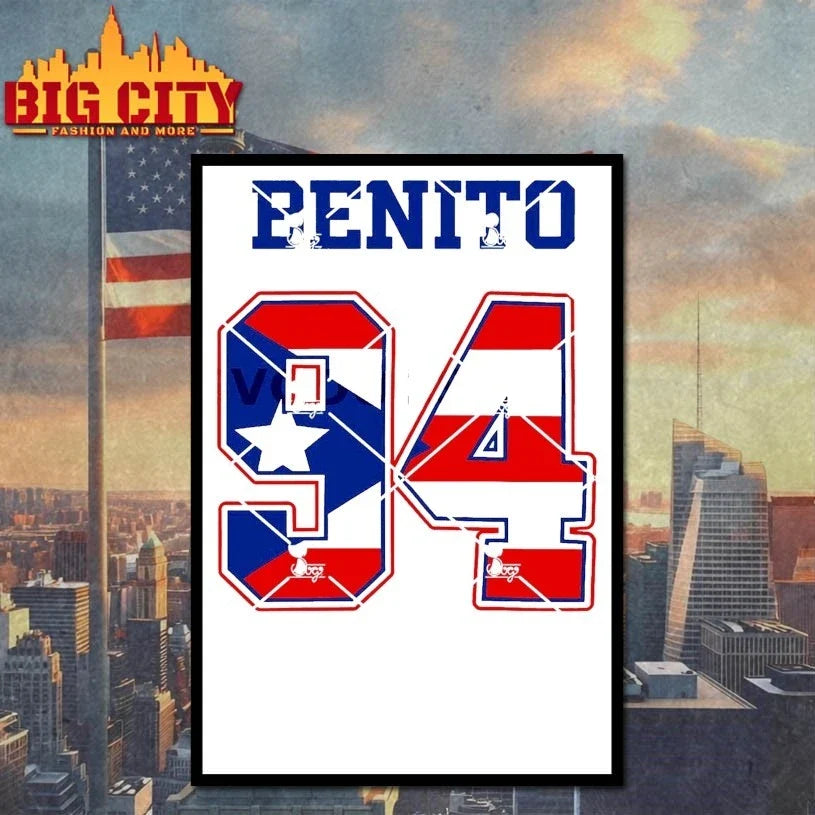 Original Benito 94 Puerto Rico Flag T-Shirt