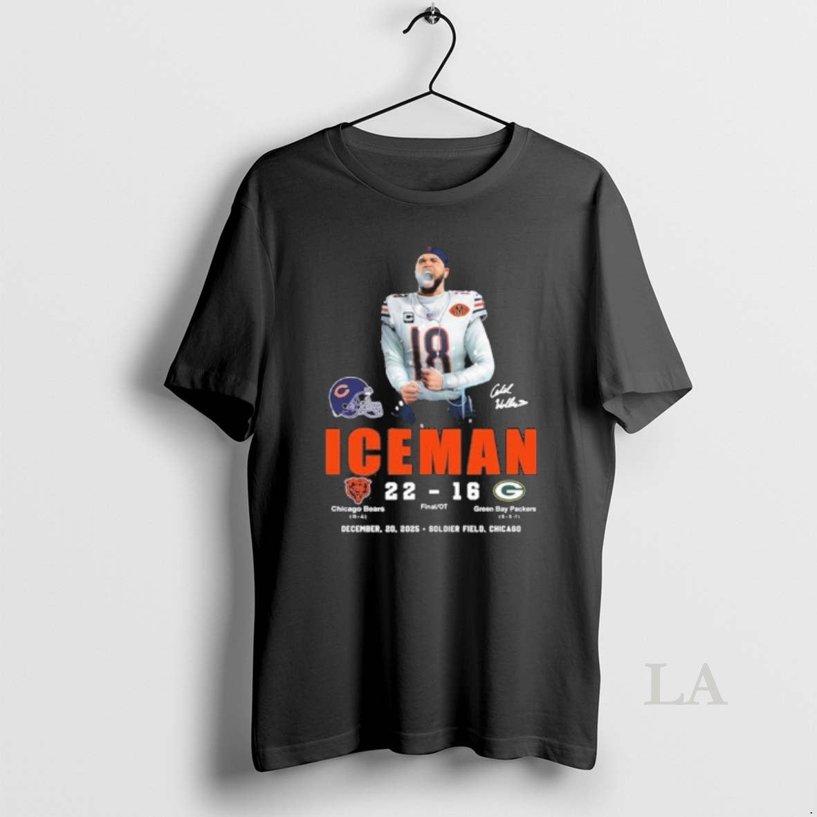 Original Caleb Williams Iceman Bears 22 16 Packers T-Shirts