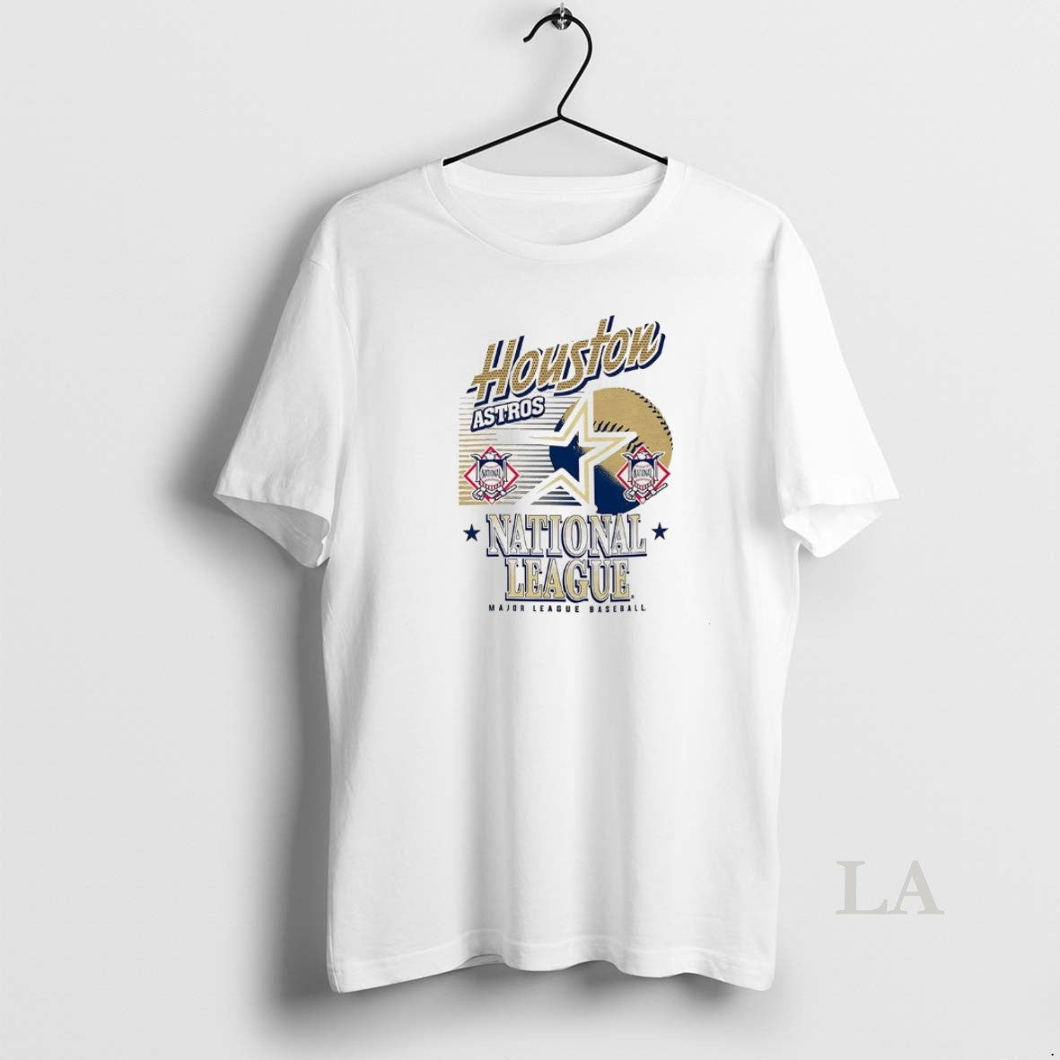 Original Houston Astro Mlb American National League Logo Ball Retro T-Shirts