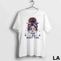 Original I Am Aunt Tifa Funny Girl Usa Flag Gift Ladies