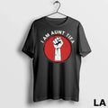 Original I Am Aunt Tifa Raised Fist Long Sleve